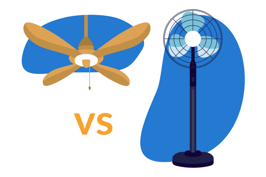 Tipos de ventiladores.
